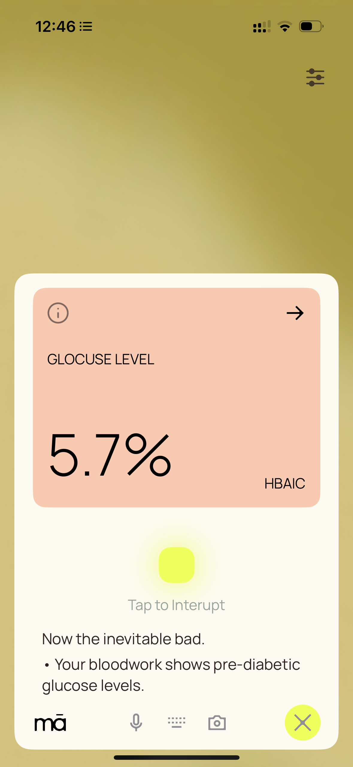real time display